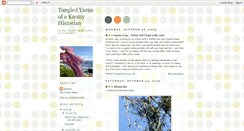 Desktop Screenshot of knottyhistorian.blogspot.com