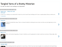 Tablet Screenshot of knottyhistorian.blogspot.com