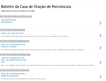 Tablet Screenshot of boletimcasadeoracao.blogspot.com