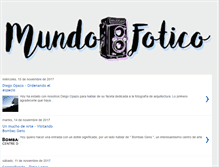 Tablet Screenshot of mundofotico.blogspot.com