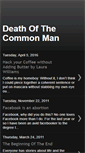 Mobile Screenshot of deathofcommonman.blogspot.com