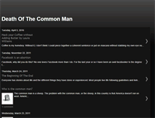 Tablet Screenshot of deathofcommonman.blogspot.com