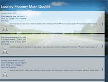 Tablet Screenshot of looneymooneymom.blogspot.com