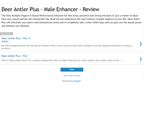 Tablet Screenshot of deerantlerplus.blogspot.com