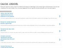 Tablet Screenshot of calcul-logiciel.blogspot.com