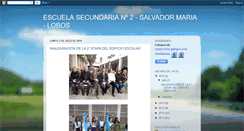 Desktop Screenshot of escuelasecundariasalvadormaria.blogspot.com