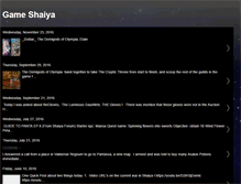 Tablet Screenshot of gameshaiya.blogspot.com