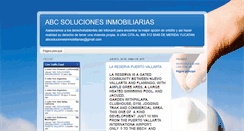 Desktop Screenshot of abcsolucionesinmobiliarias.blogspot.com