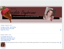 Tablet Screenshot of chocolatedaydreams.blogspot.com