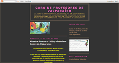 Desktop Screenshot of coro-deprofes-valpo.blogspot.com
