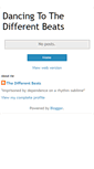Mobile Screenshot of dancingtothedifferentbeats.blogspot.com