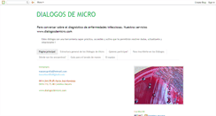 Desktop Screenshot of dialogosdemicro.blogspot.com