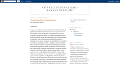 Desktop Screenshot of constitucionalismosantandereano.blogspot.com