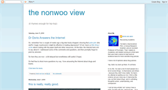 Desktop Screenshot of nonwooview.blogspot.com