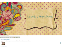 Tablet Screenshot of lavandayhierbabuena.blogspot.com