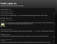 Tablet Screenshot of fireflylightshq.blogspot.com