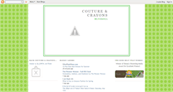 Desktop Screenshot of coutureandcrayonsblogroll.blogspot.com