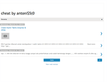 Tablet Screenshot of antoncheat.blogspot.com