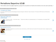 Tablet Screenshot of periodismodeportivoucab.blogspot.com