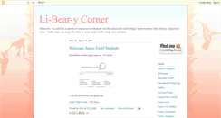 Desktop Screenshot of libearycorner.blogspot.com