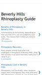 Mobile Screenshot of beverlyhillsrhinoplastyguide.blogspot.com