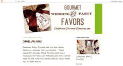 Desktop Screenshot of gourmetweddingfavors.blogspot.com