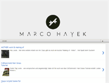 Tablet Screenshot of marcohayek.blogspot.com