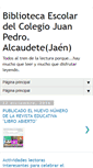 Mobile Screenshot of bibliotecaescolarjuanpedro.blogspot.com