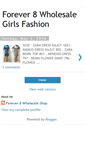Mobile Screenshot of forever8shop.blogspot.com