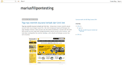 Desktop Screenshot of mariusfilipontesting.blogspot.com