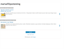 Tablet Screenshot of mariusfilipontesting.blogspot.com