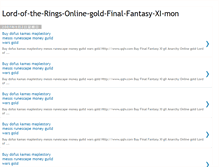 Tablet Screenshot of lord-of-the-rings-online-gold-final-f.blogspot.com