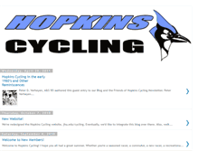 Tablet Screenshot of hopkinscycling.blogspot.com