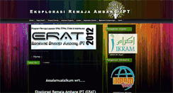 Desktop Screenshot of erat2011.blogspot.com