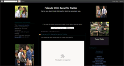 Desktop Screenshot of friends-with-benefits-movie-trailer.blogspot.com