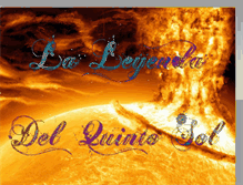 Tablet Screenshot of laleyendadelquintosol.blogspot.com