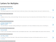 Tablet Screenshot of lettersformultiples.blogspot.com