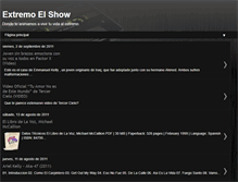 Tablet Screenshot of extremoelshow.blogspot.com