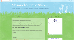 Desktop Screenshot of alesya-eboutique.blogspot.com