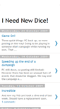 Mobile Screenshot of ineednewdice.blogspot.com