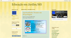 Desktop Screenshot of educacaojardimms.blogspot.com