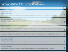 Tablet Screenshot of barnabasgazette.blogspot.com