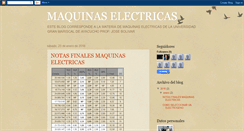 Desktop Screenshot of jbmaquinaselectricas.blogspot.com