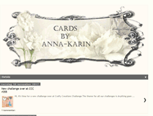 Tablet Screenshot of annakarinspyssel.blogspot.com