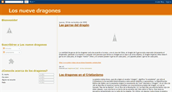 Desktop Screenshot of losnuevedragones.blogspot.com