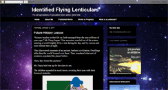 Desktop Screenshot of identifiedflyinglenticulars.blogspot.com