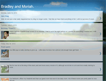 Tablet Screenshot of moriahandbradforever.blogspot.com