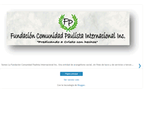 Tablet Screenshot of fundacionpaulista.blogspot.com