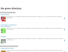 Tablet Screenshot of green-directory.blogspot.com