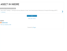 Tablet Screenshot of aisectindore.blogspot.com